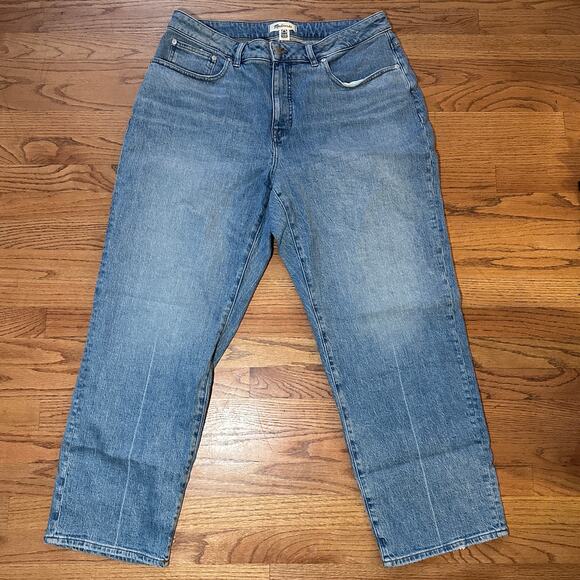 madewell plus curvy '90s straight jean rondell wash blue nn801 women size 16w - Picture 4 of 10